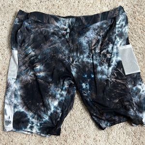 Tie dye biker shorts